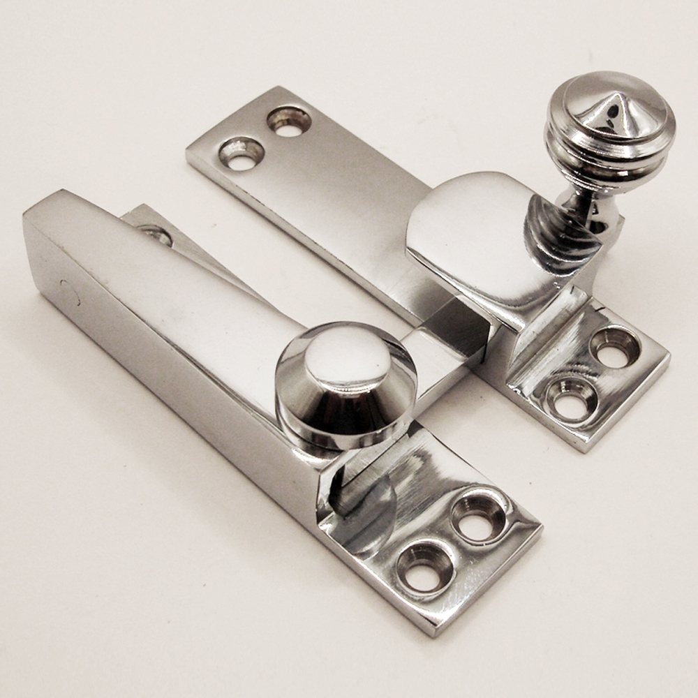 TWC003/CP • Non-Locking • Polished Chrome • Forged Straight Arm Sash Fastener